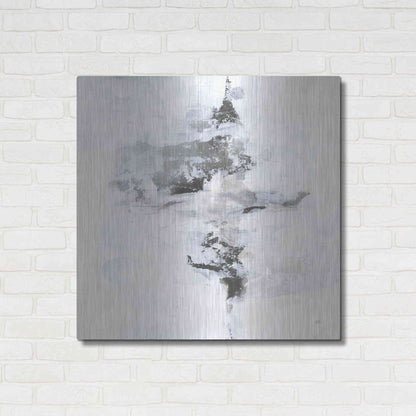 Luxe Metal Art 'Layered Thinking I' by Chris Paschke, Metal Wall Art,36x36