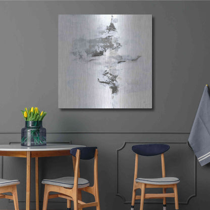 Luxe Metal Art 'Layered Thinking I' by Chris Paschke, Metal Wall Art,36x36