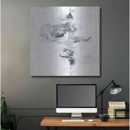Luxe Metal Art 'Layered Thinking I' by Chris Paschke, Metal Wall Art,36x36