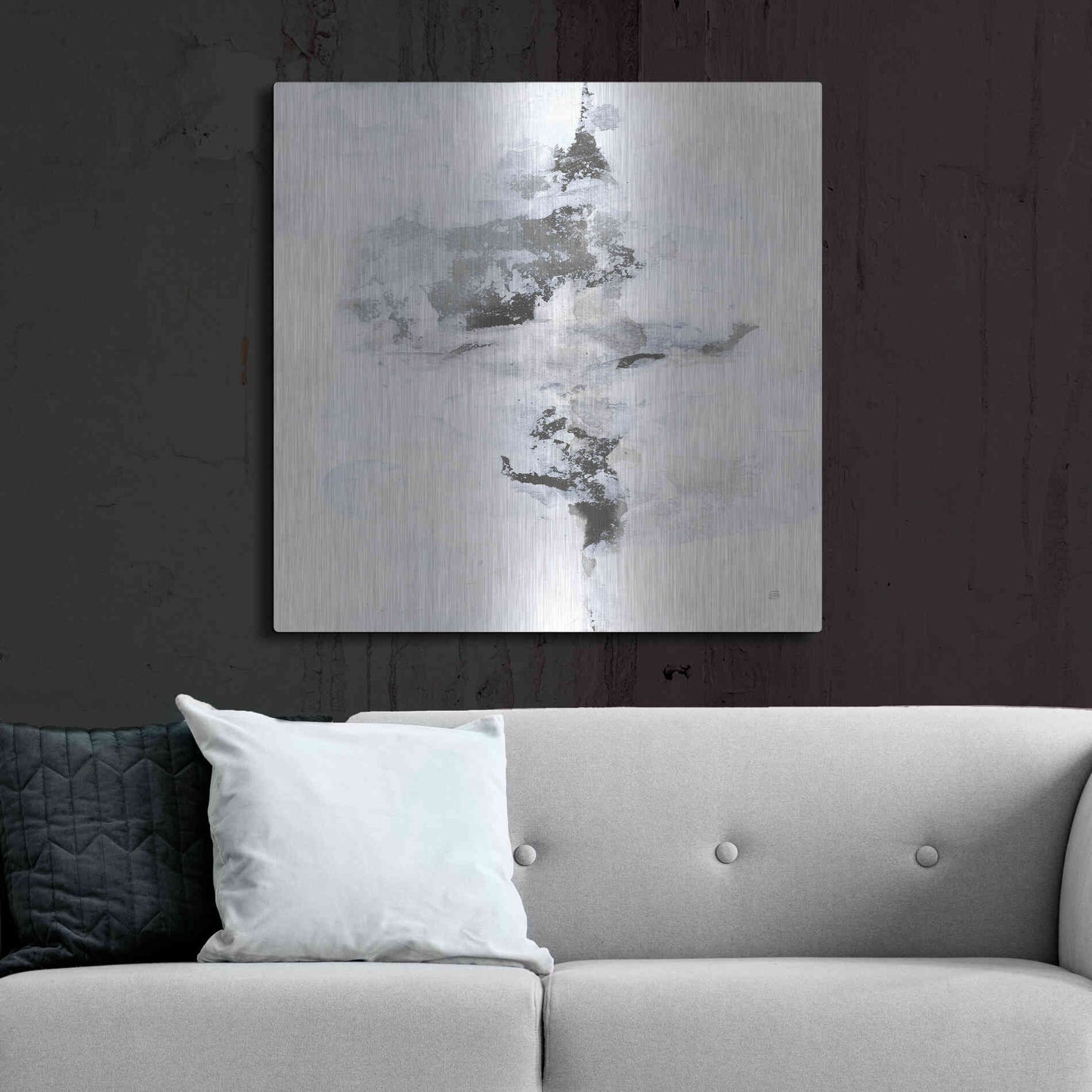 Luxe Metal Art 'Layered Thinking I' by Chris Paschke, Metal Wall Art,36x36