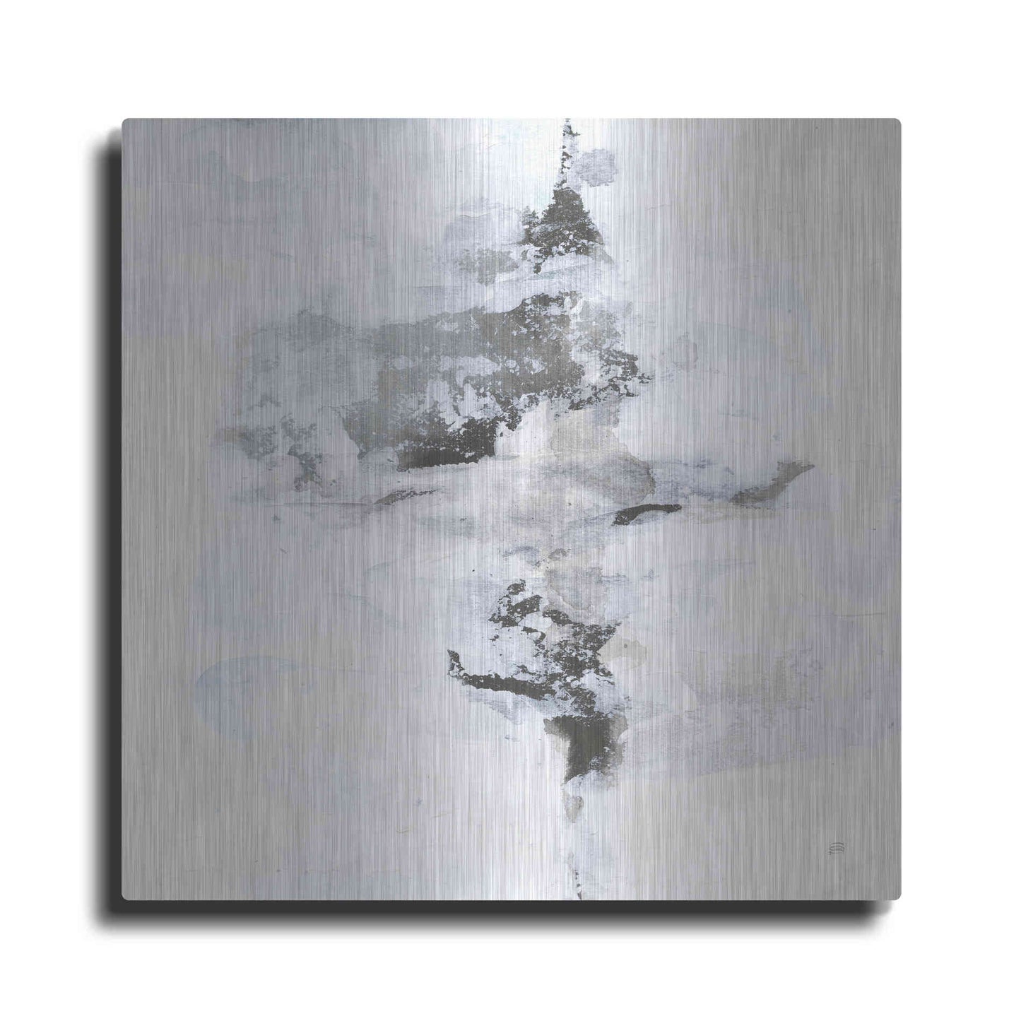 Luxe Metal Art 'Layered Thinking I' by Chris Paschke, Metal Wall Art