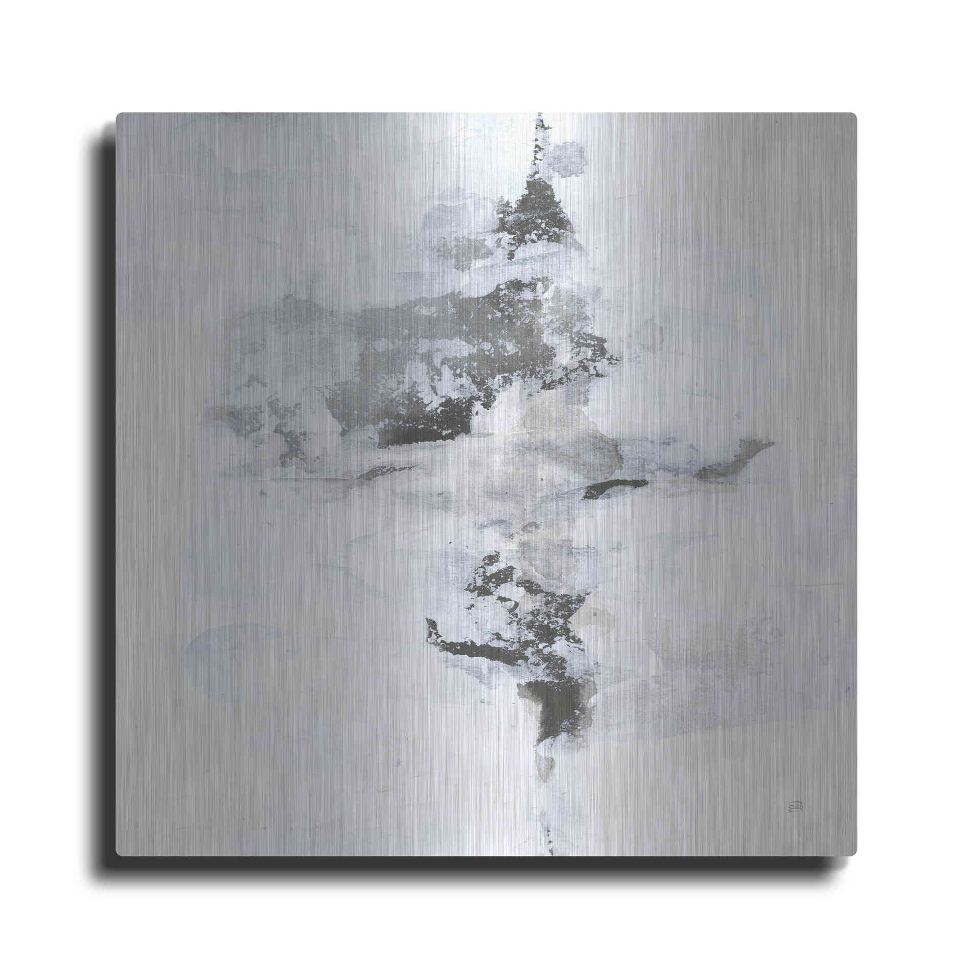 Luxe Metal Art 'Layered Thinking I' by Chris Paschke, Metal Wall Art