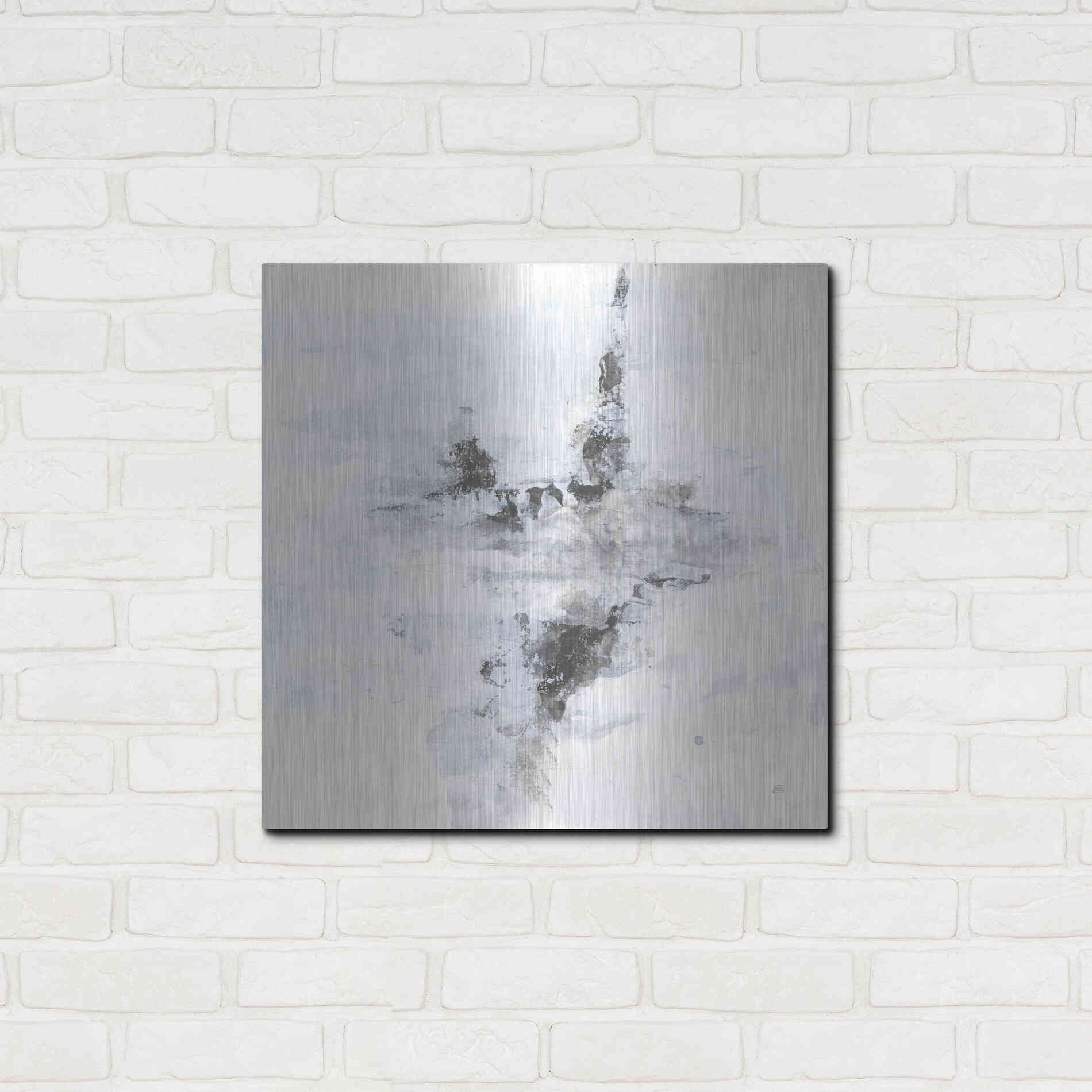 Luxe Metal Art 'Layered Thinking II' by Chris Paschke, Metal Wall Art,24x24