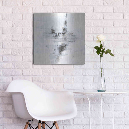 Luxe Metal Art 'Layered Thinking II' by Chris Paschke, Metal Wall Art,24x24