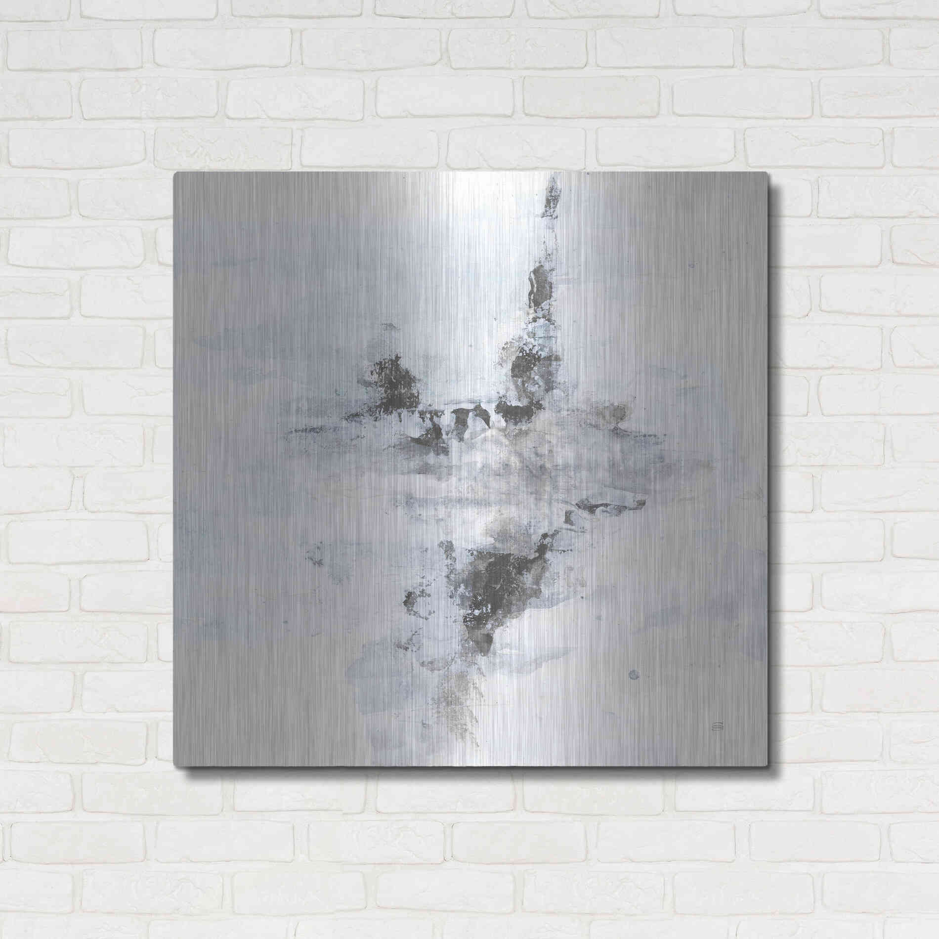 Luxe Metal Art 'Layered Thinking II' by Chris Paschke, Metal Wall Art,36x36