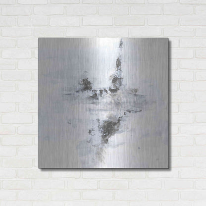 Luxe Metal Art 'Layered Thinking II' by Chris Paschke, Metal Wall Art,36x36