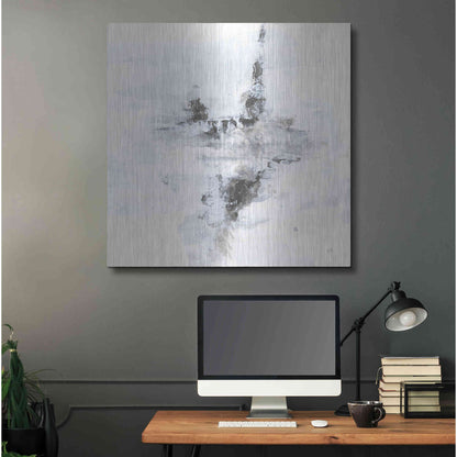 Luxe Metal Art 'Layered Thinking II' by Chris Paschke, Metal Wall Art,36x36