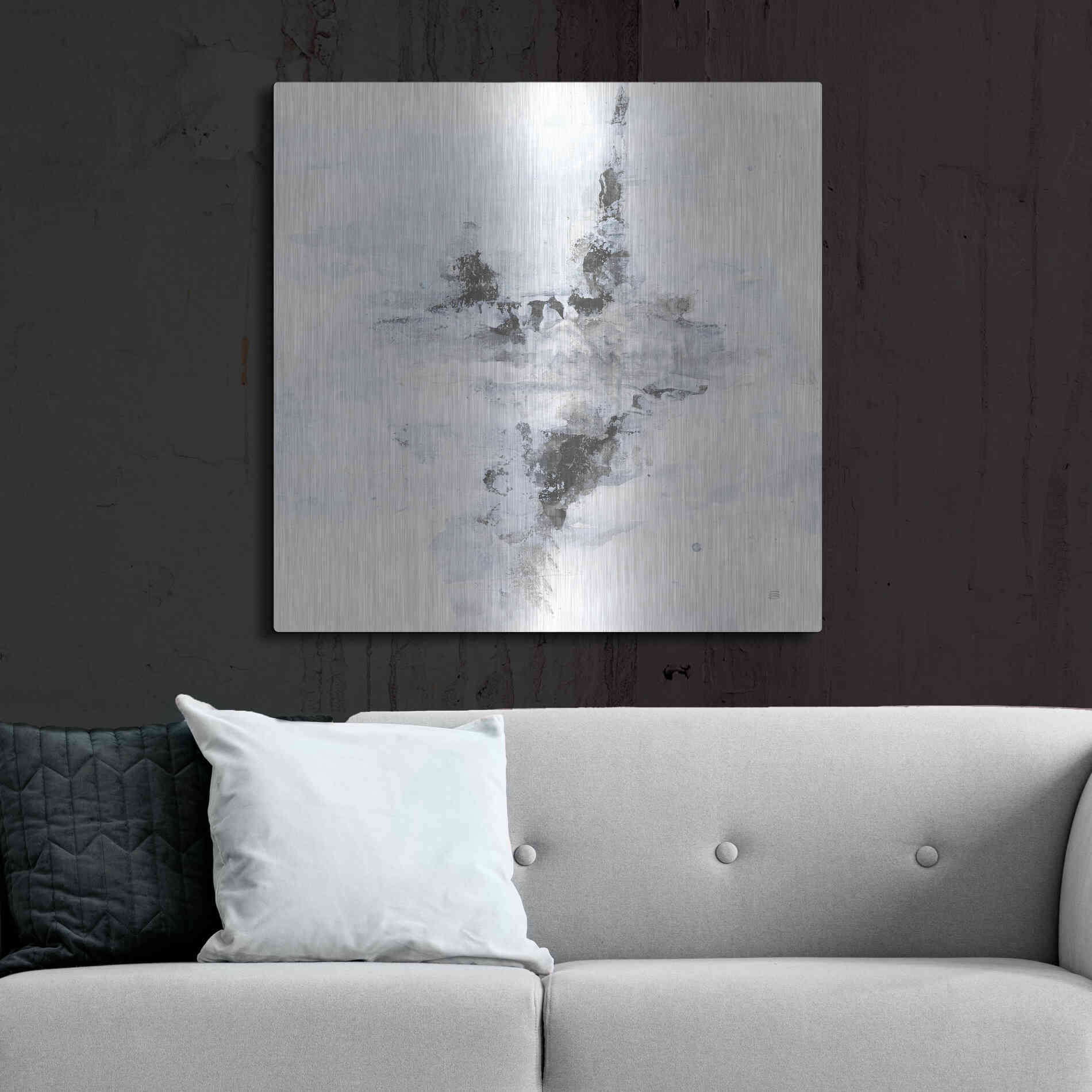 Luxe Metal Art 'Layered Thinking II' by Chris Paschke, Metal Wall Art,36x36