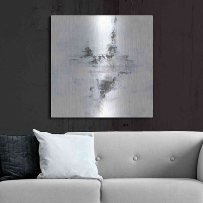 Luxe Metal Art 'Layered Thinking II' by Chris Paschke, Metal Wall Art,36x36
