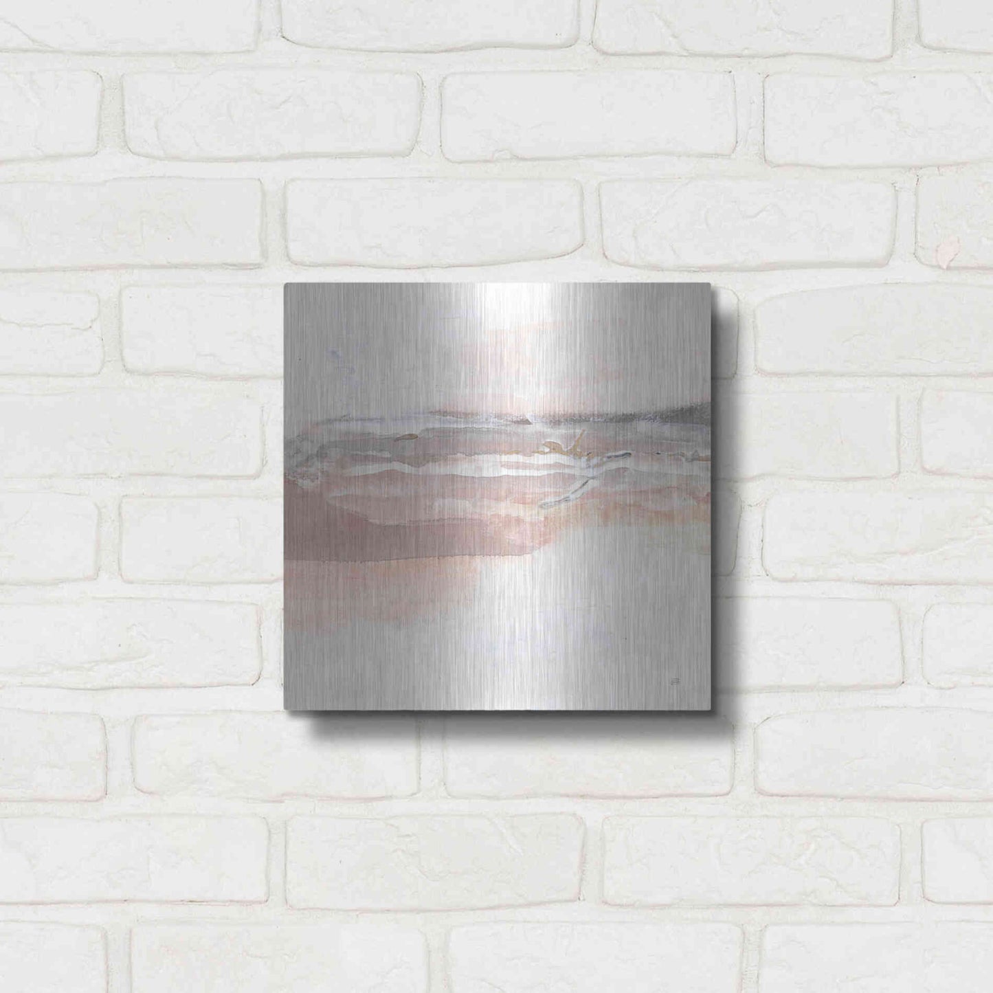 Luxe Metal Art 'Secondary Abstractions I' by Chris Paschke, Metal Wall Art,12x12