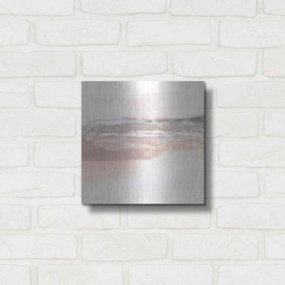 Luxe Metal Art 'Secondary Abstractions I' by Chris Paschke, Metal Wall Art,12x12