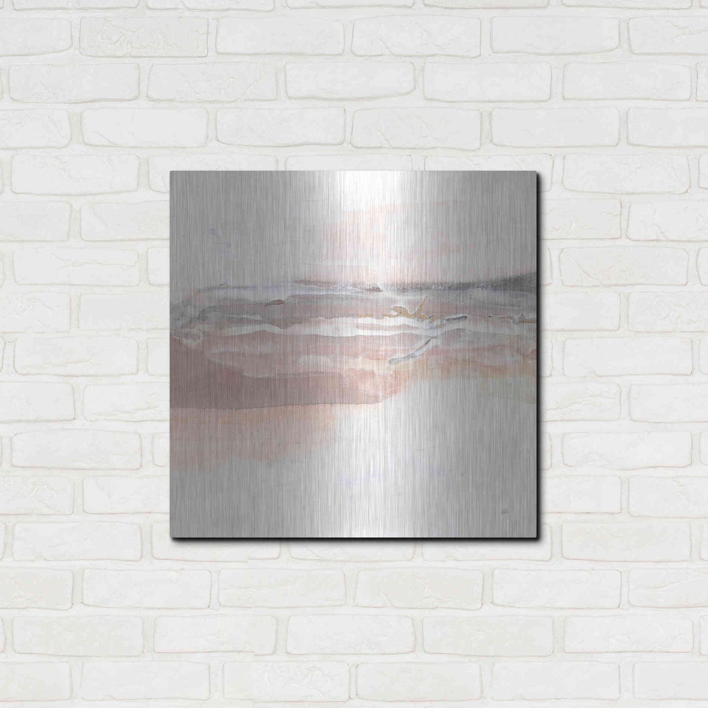 Luxe Metal Art 'Secondary Abstractions I' by Chris Paschke, Metal Wall Art,24x24
