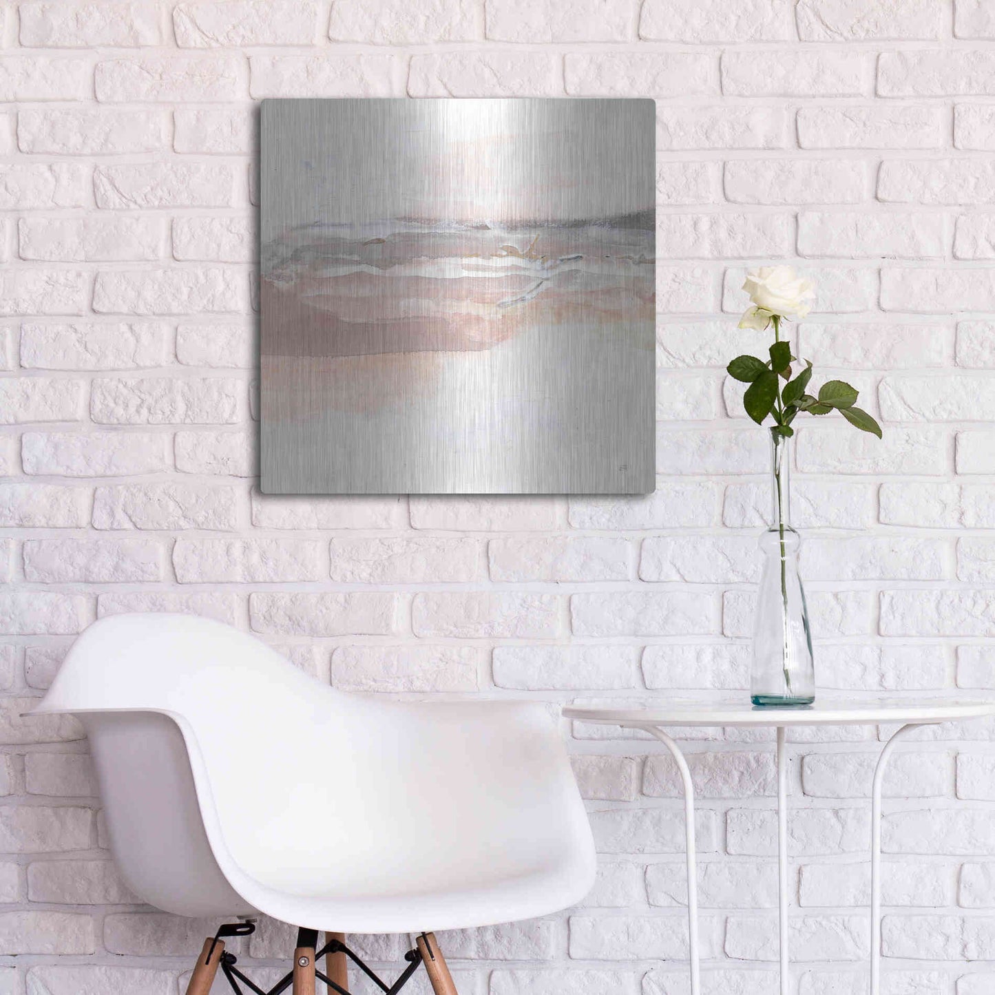 Luxe Metal Art 'Secondary Abstractions I' by Chris Paschke, Metal Wall Art,24x24