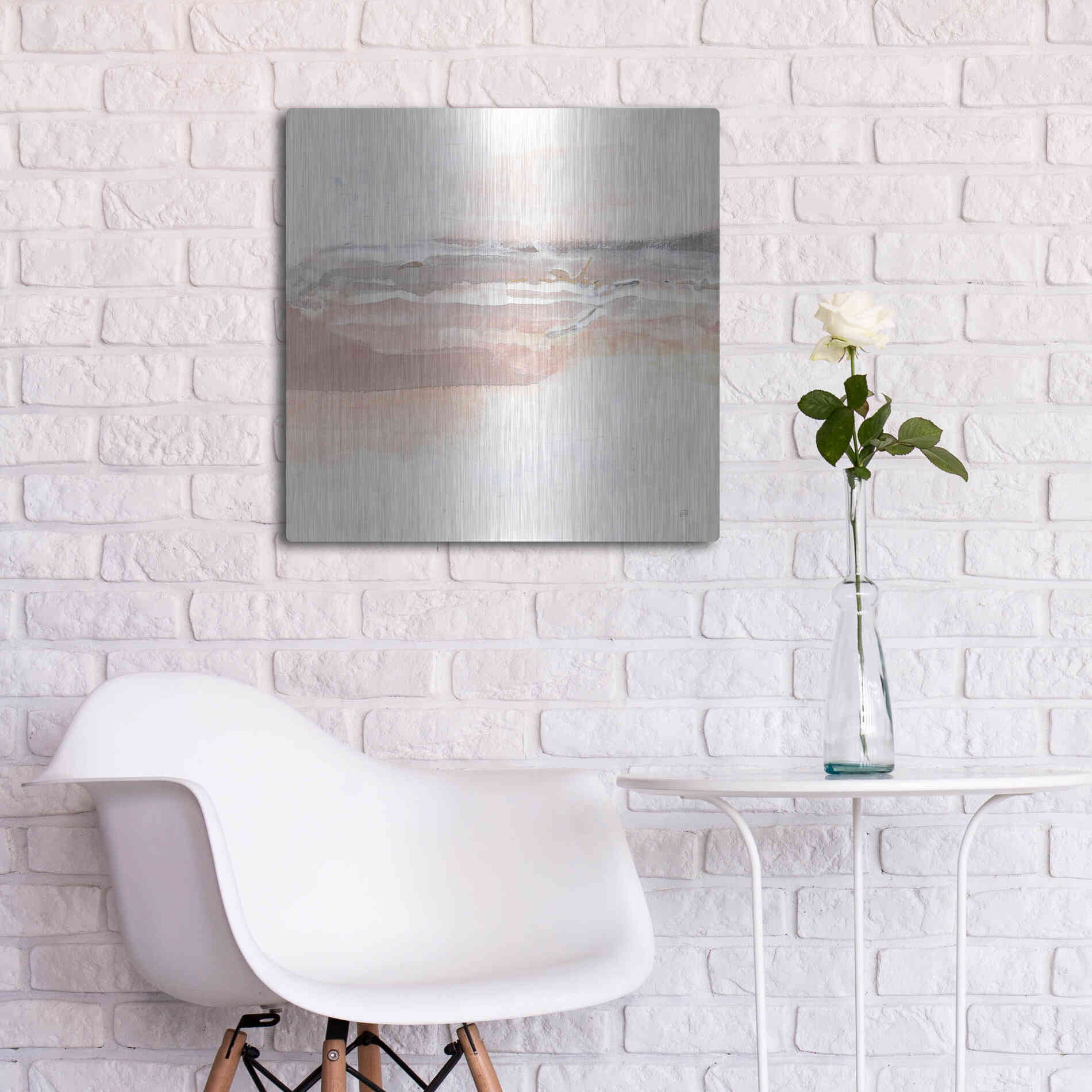 Luxe Metal Art 'Secondary Abstractions I' by Chris Paschke, Metal Wall Art,24x24