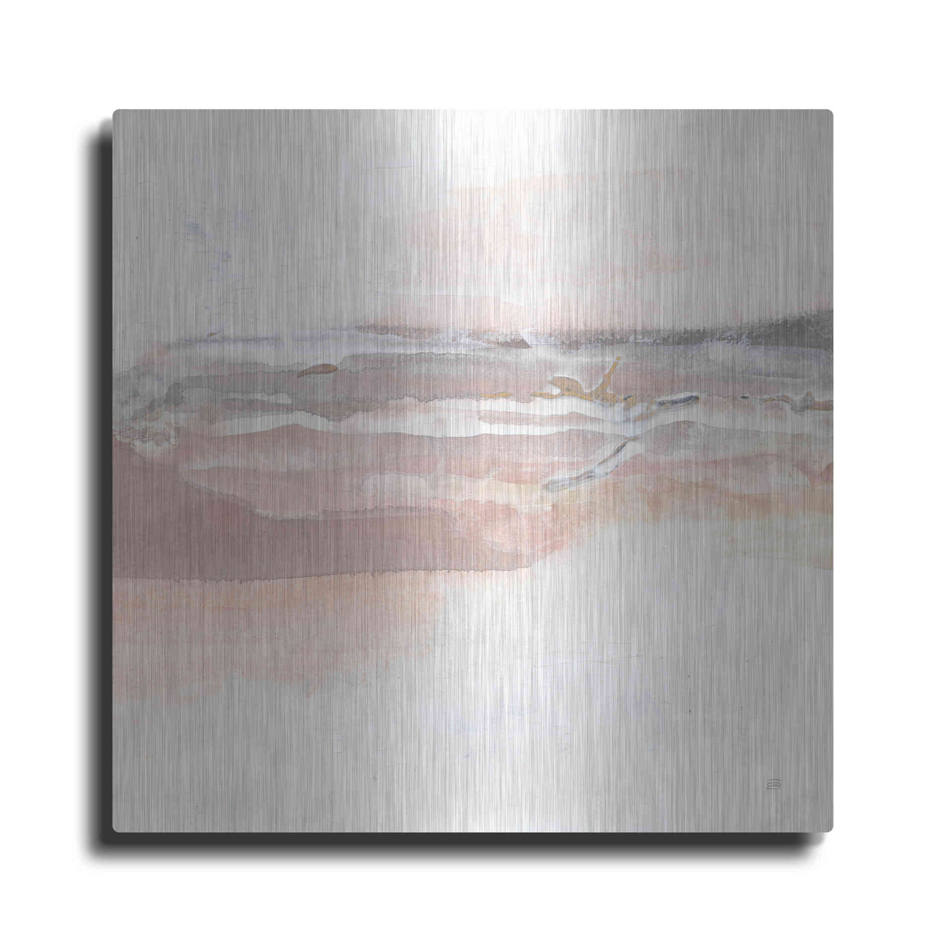 Luxe Metal Art 'Secondary Abstractions I' by Chris Paschke, Metal Wall Art