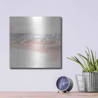 Luxe Metal Art 'Secondary Abstractions II' by Chris Paschke, Metal Wall Art,12x12