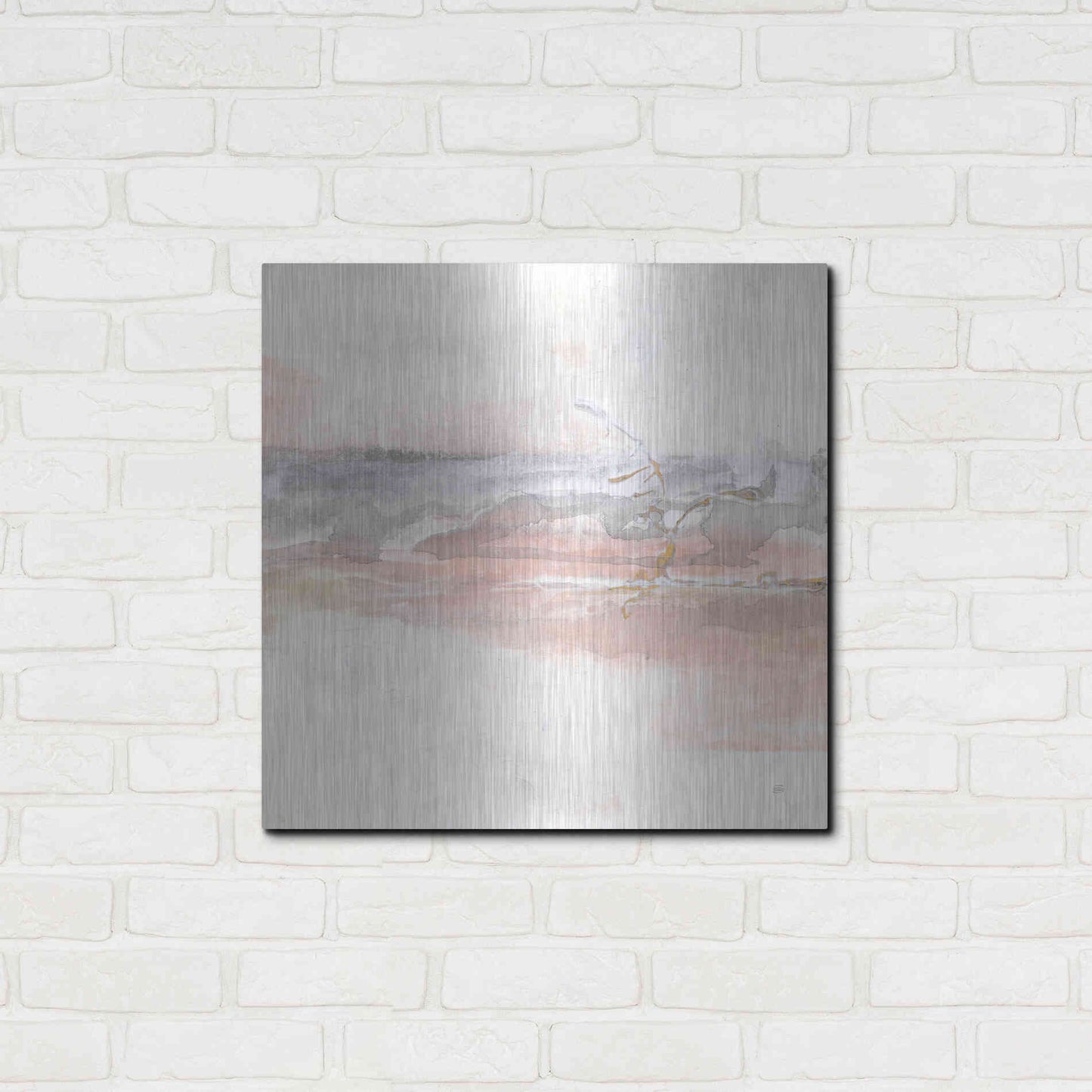 Luxe Metal Art 'Secondary Abstractions II' by Chris Paschke, Metal Wall Art,24x24