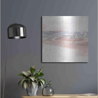 Luxe Metal Art 'Secondary Abstractions II' by Chris Paschke, Metal Wall Art,24x24