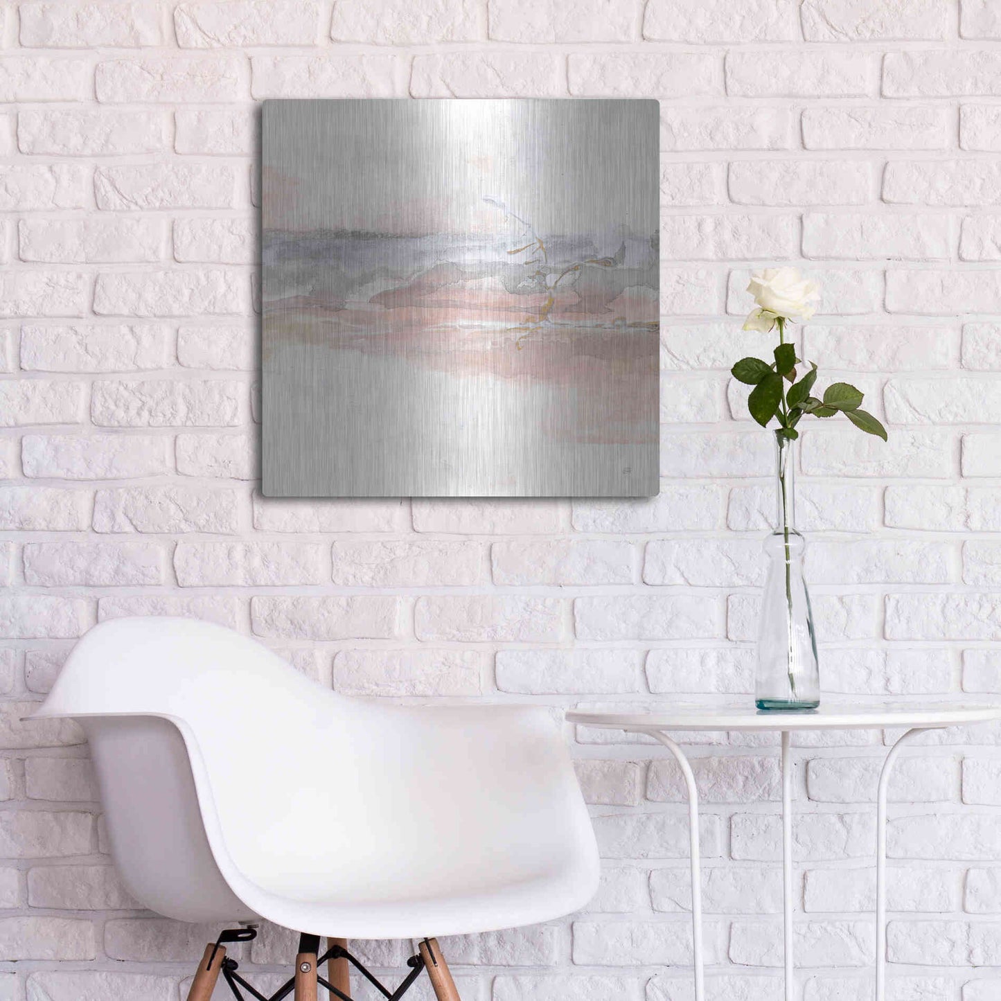 Luxe Metal Art 'Secondary Abstractions II' by Chris Paschke, Metal Wall Art,24x24
