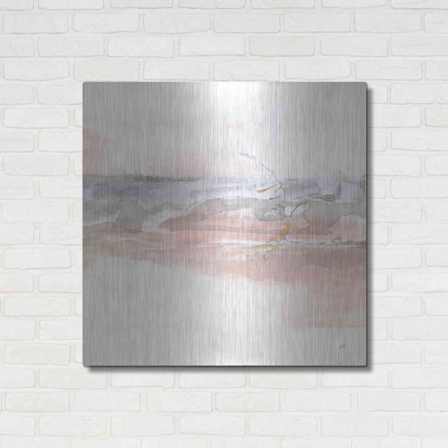 Luxe Metal Art 'Secondary Abstractions II' by Chris Paschke, Metal Wall Art,36x36