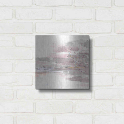 Luxe Metal Art 'Secondary Abstractions V' by Chris Paschke, Metal Wall Art,12x12