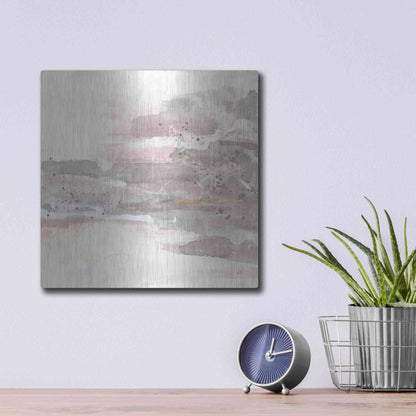 Luxe Metal Art 'Secondary Abstractions V' by Chris Paschke, Metal Wall Art,12x12