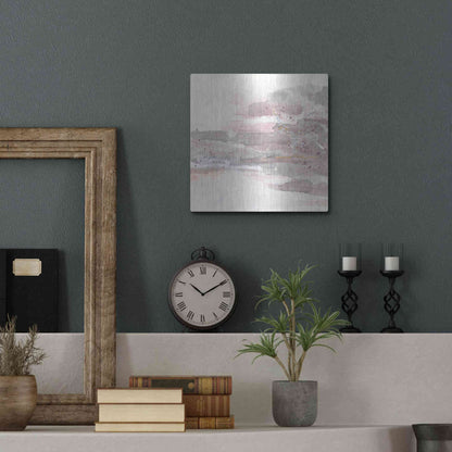 Luxe Metal Art 'Secondary Abstractions V' by Chris Paschke, Metal Wall Art,12x12
