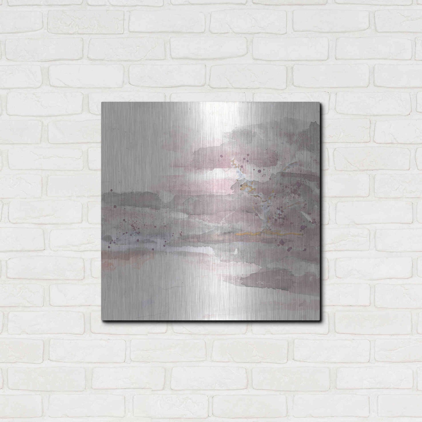 Luxe Metal Art 'Secondary Abstractions V' by Chris Paschke, Metal Wall Art,24x24
