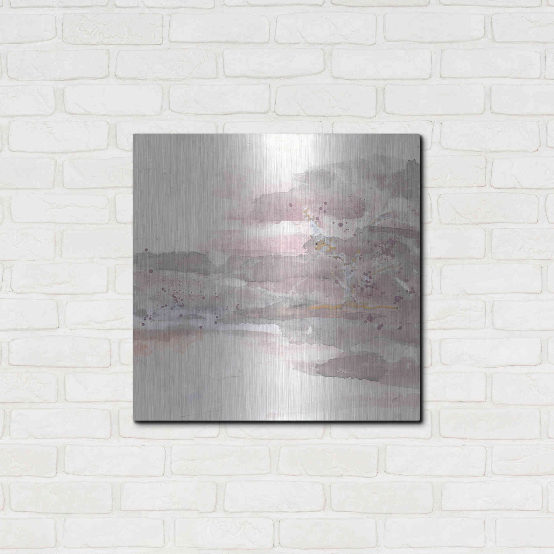 Luxe Metal Art 'Secondary Abstractions V' by Chris Paschke, Metal Wall Art,24x24