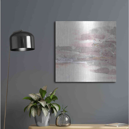 Luxe Metal Art 'Secondary Abstractions V' by Chris Paschke, Metal Wall Art,24x24