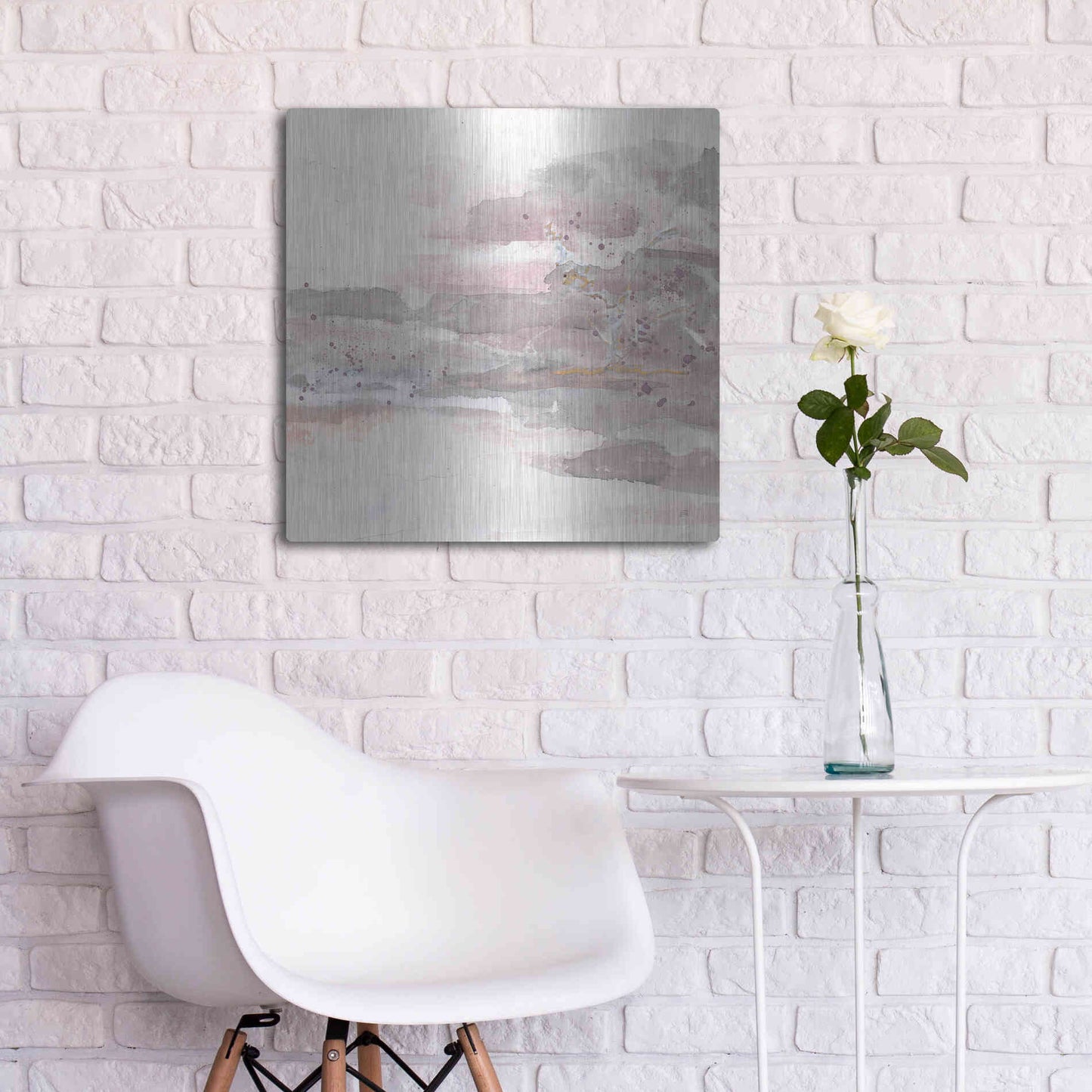 Luxe Metal Art 'Secondary Abstractions V' by Chris Paschke, Metal Wall Art,24x24