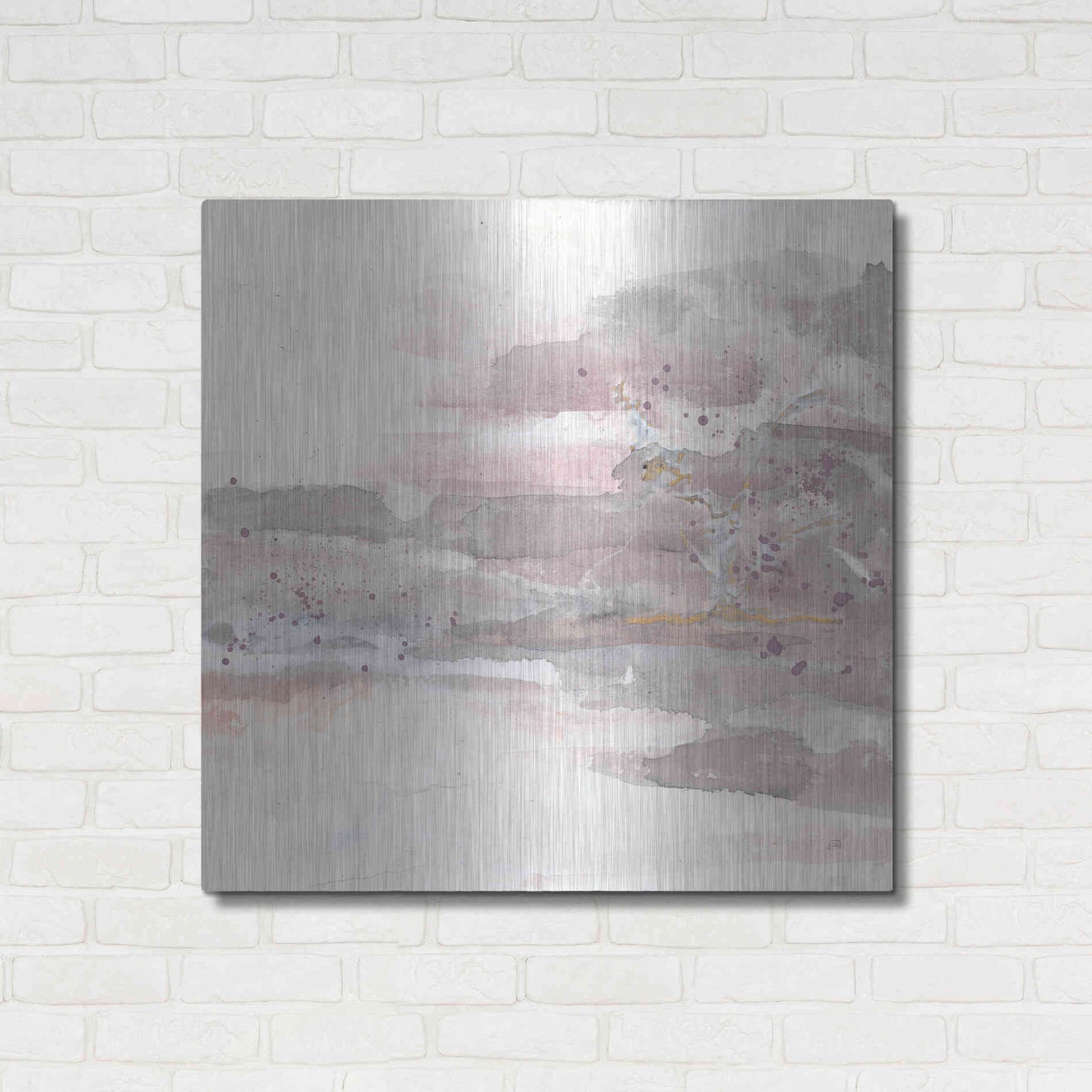 Luxe Metal Art 'Secondary Abstractions V' by Chris Paschke, Metal Wall Art,36x36