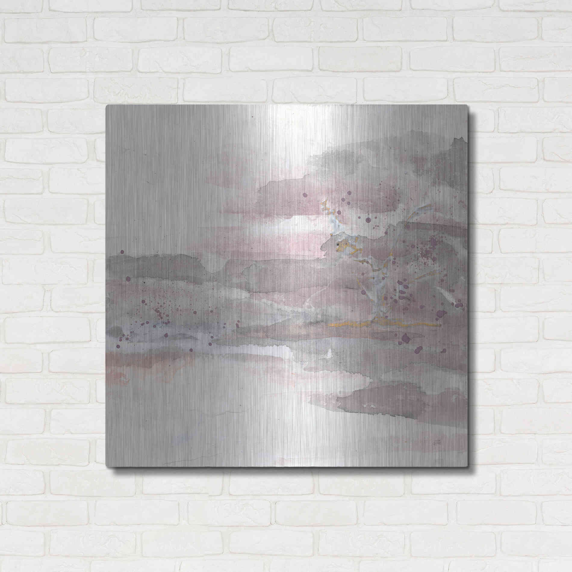 Luxe Metal Art 'Secondary Abstractions V' by Chris Paschke, Metal Wall Art,36x36