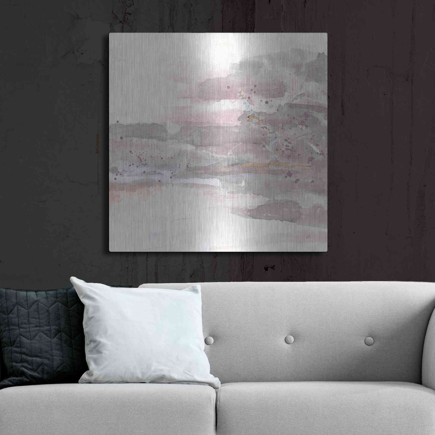 Luxe Metal Art 'Secondary Abstractions V' by Chris Paschke, Metal Wall Art,36x36