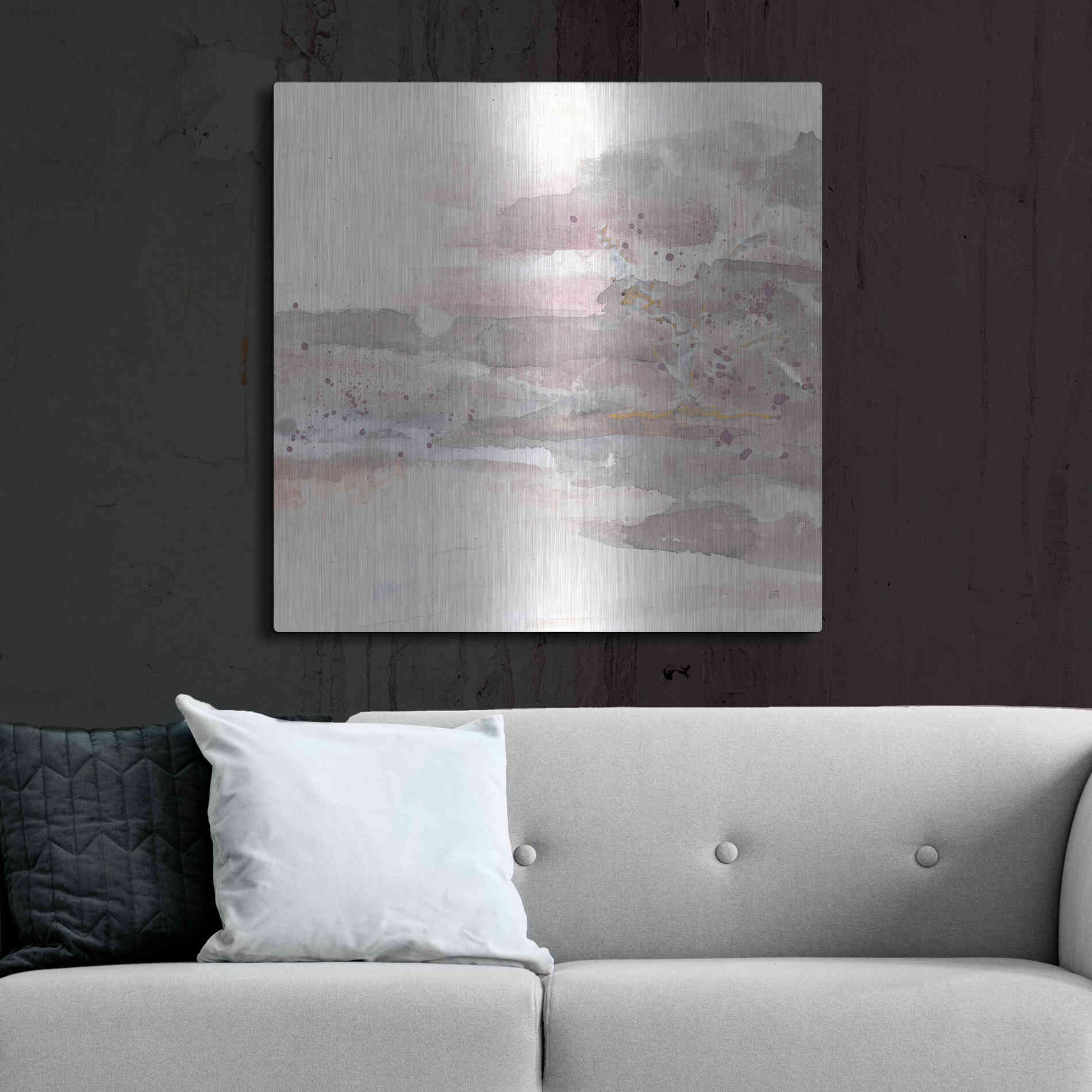 Luxe Metal Art 'Secondary Abstractions V' by Chris Paschke, Metal Wall Art,36x36