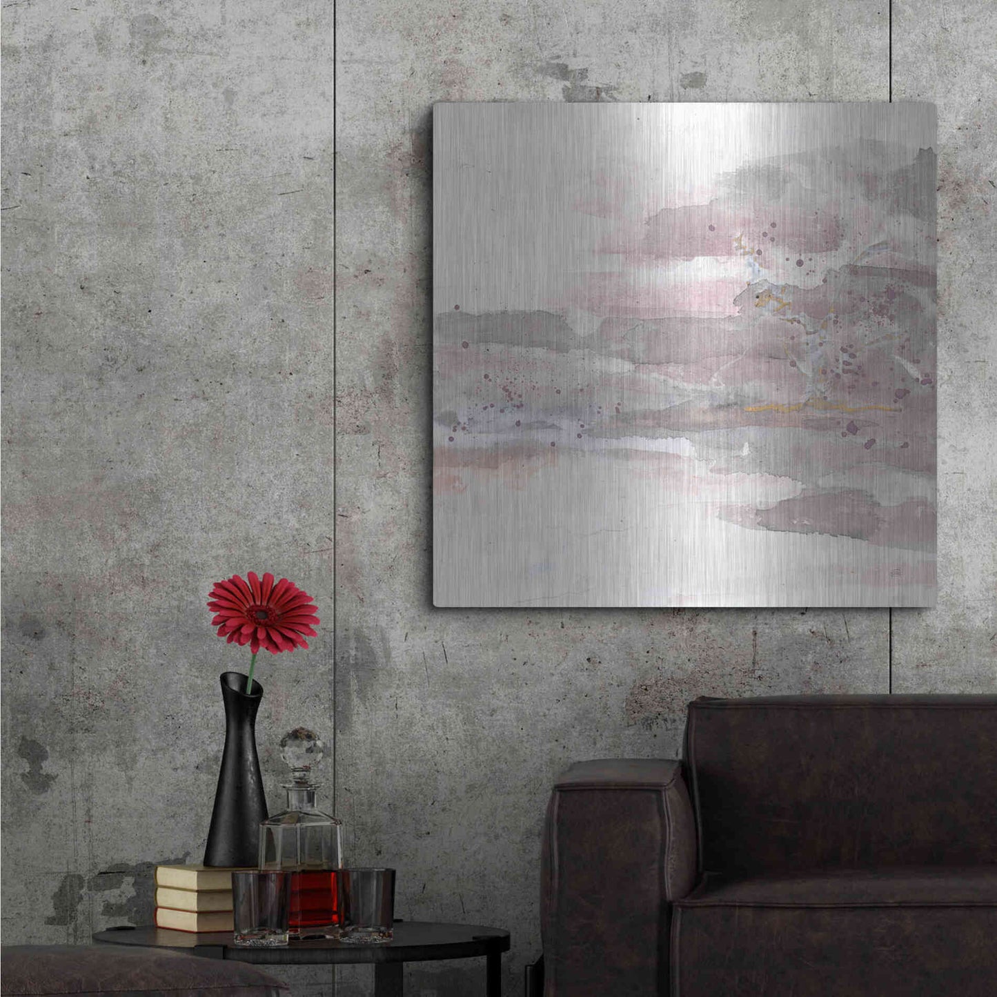 Luxe Metal Art 'Secondary Abstractions V' by Chris Paschke, Metal Wall Art,36x36