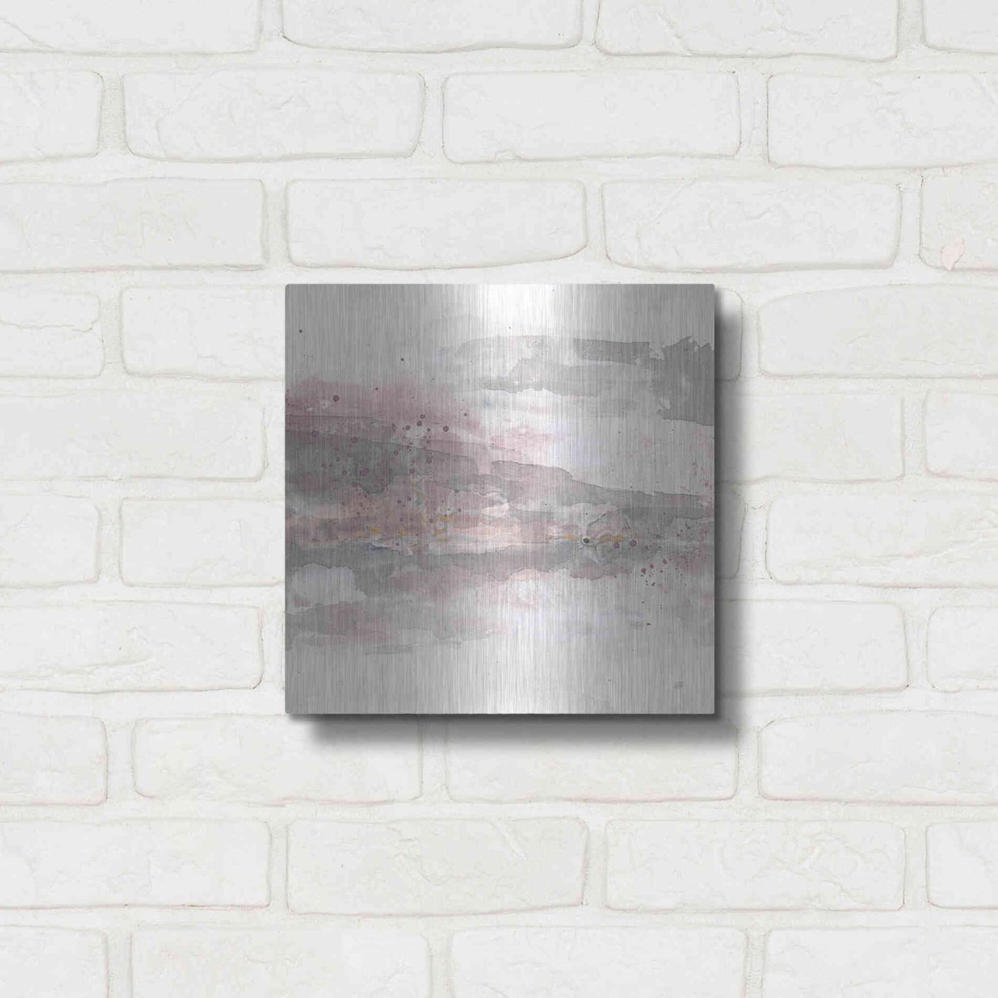 Luxe Metal Art 'Secondary Abstractions VI' by Chris Paschke, Metal Wall Art,12x12