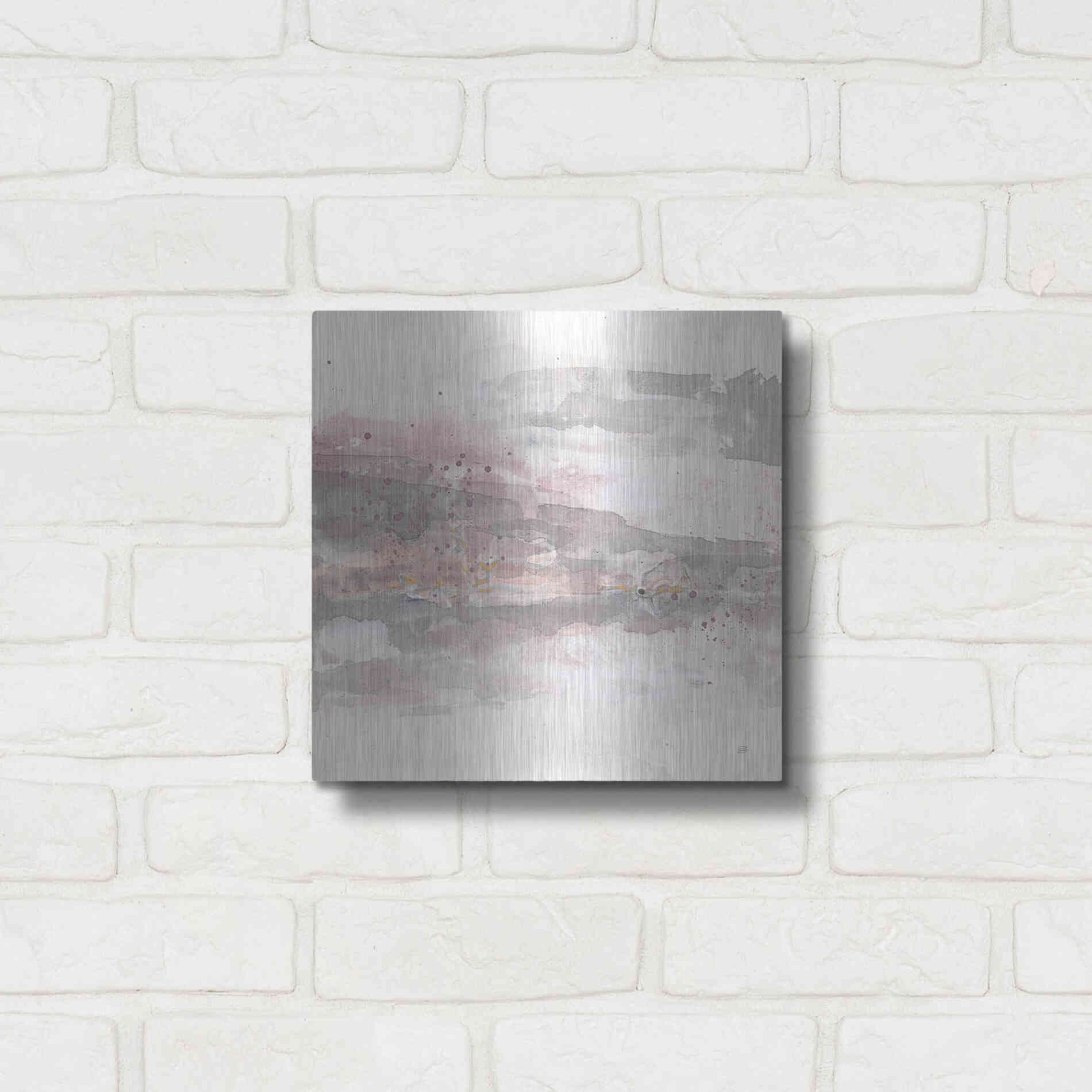Luxe Metal Art 'Secondary Abstractions VI' by Chris Paschke, Metal Wall Art,12x12