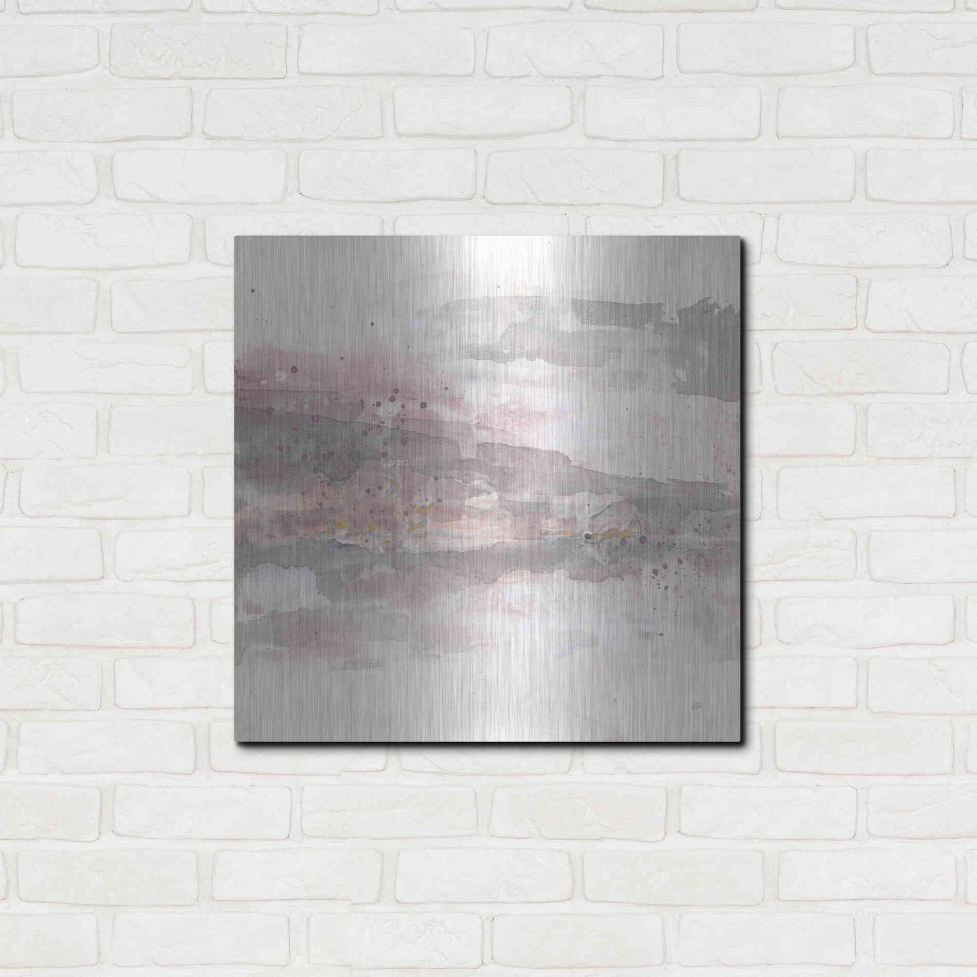 Luxe Metal Art 'Secondary Abstractions VI' by Chris Paschke, Metal Wall Art,24x24
