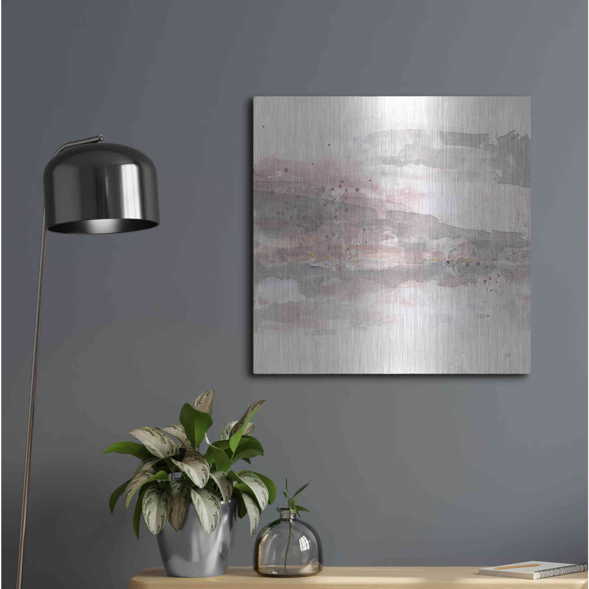 Luxe Metal Art 'Secondary Abstractions VI' by Chris Paschke, Metal Wall Art,24x24