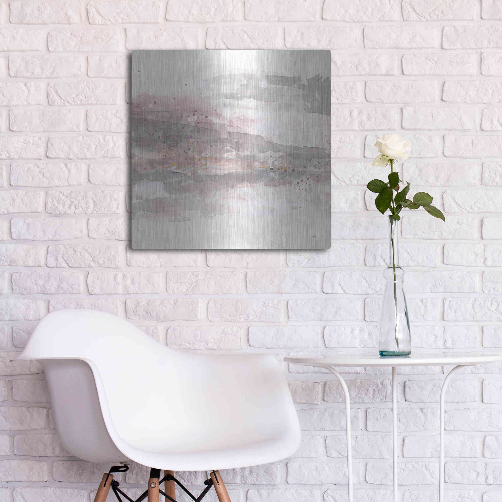 Luxe Metal Art 'Secondary Abstractions VI' by Chris Paschke, Metal Wall Art,24x24