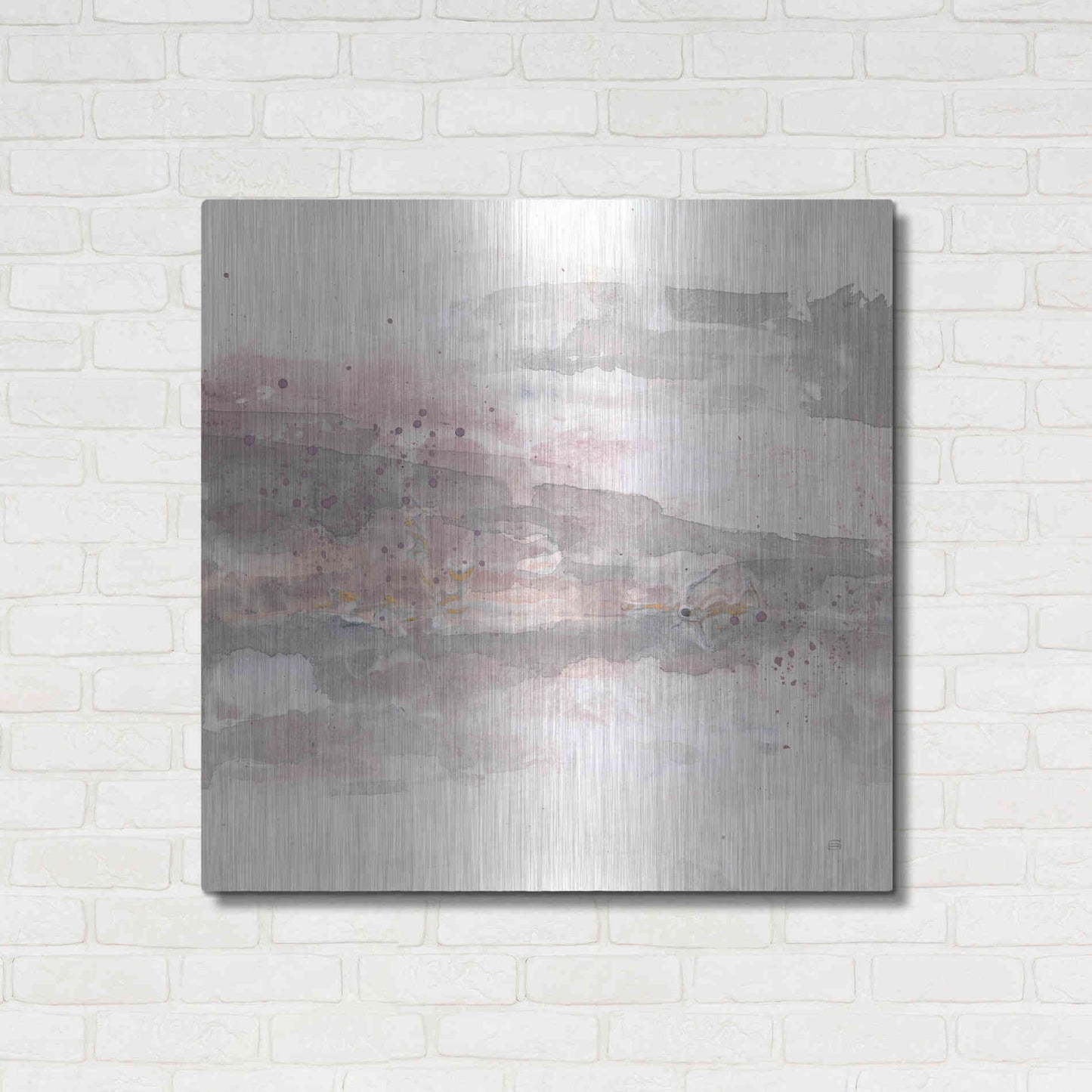Luxe Metal Art 'Secondary Abstractions VI' by Chris Paschke, Metal Wall Art,36x36