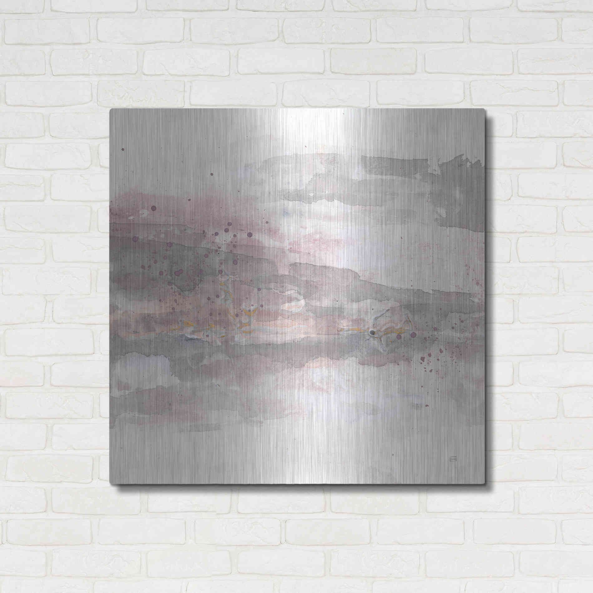 Luxe Metal Art 'Secondary Abstractions VI' by Chris Paschke, Metal Wall Art,36x36