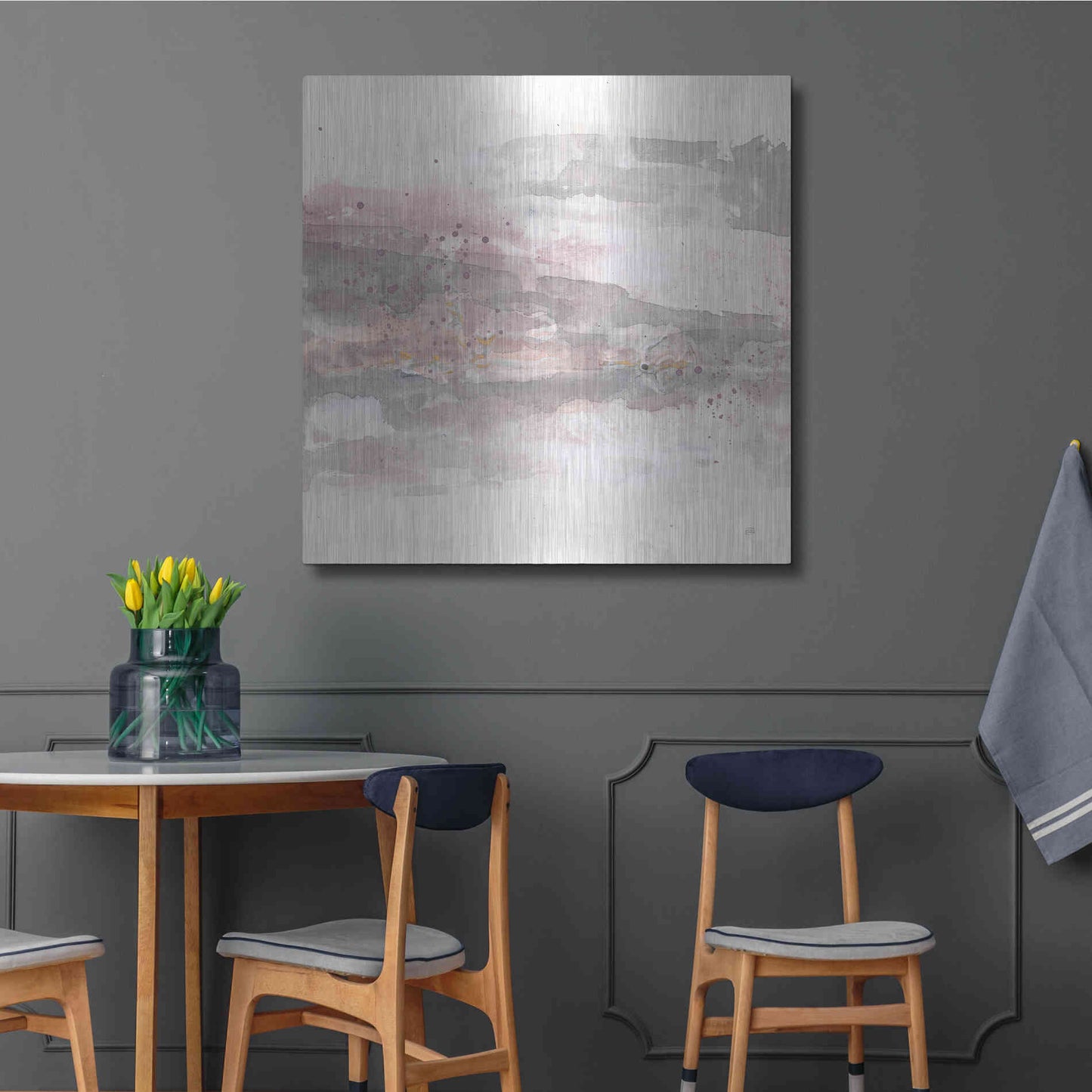 Luxe Metal Art 'Secondary Abstractions VI' by Chris Paschke, Metal Wall Art,36x36