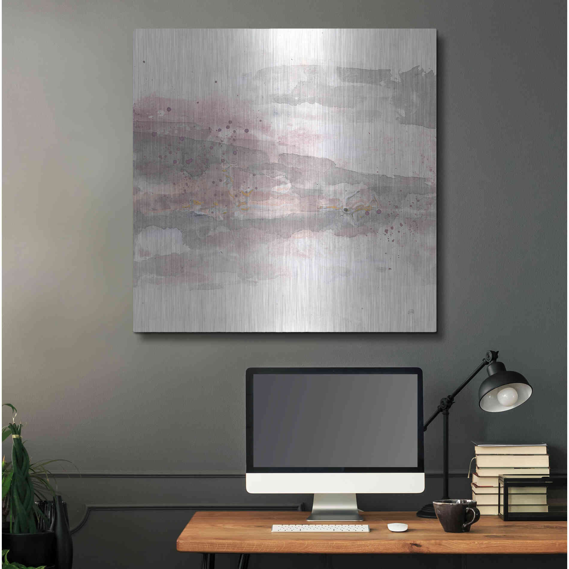Luxe Metal Art 'Secondary Abstractions VI' by Chris Paschke, Metal Wall Art,36x36
