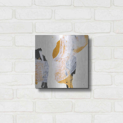 Luxe Metal Art 'Resistance II' by Chris Paschke, Metal Wall Art,12x12