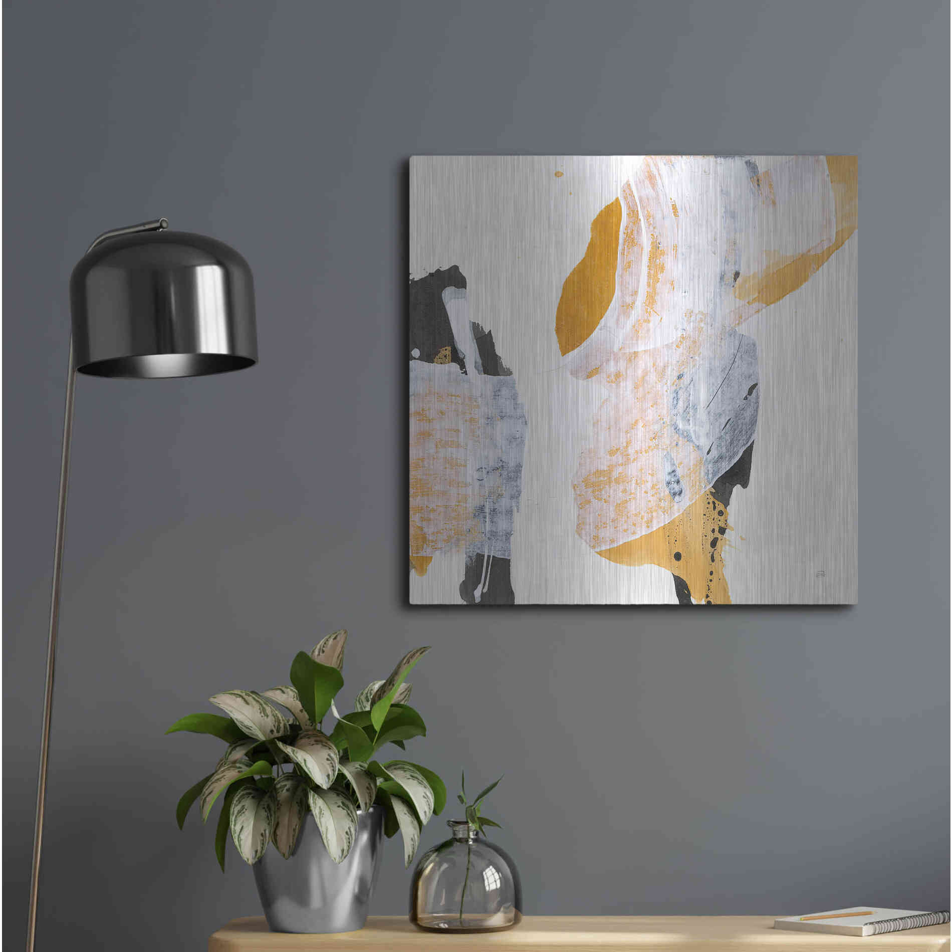 Luxe Metal Art 'Resistance II' by Chris Paschke, Metal Wall Art,24x24