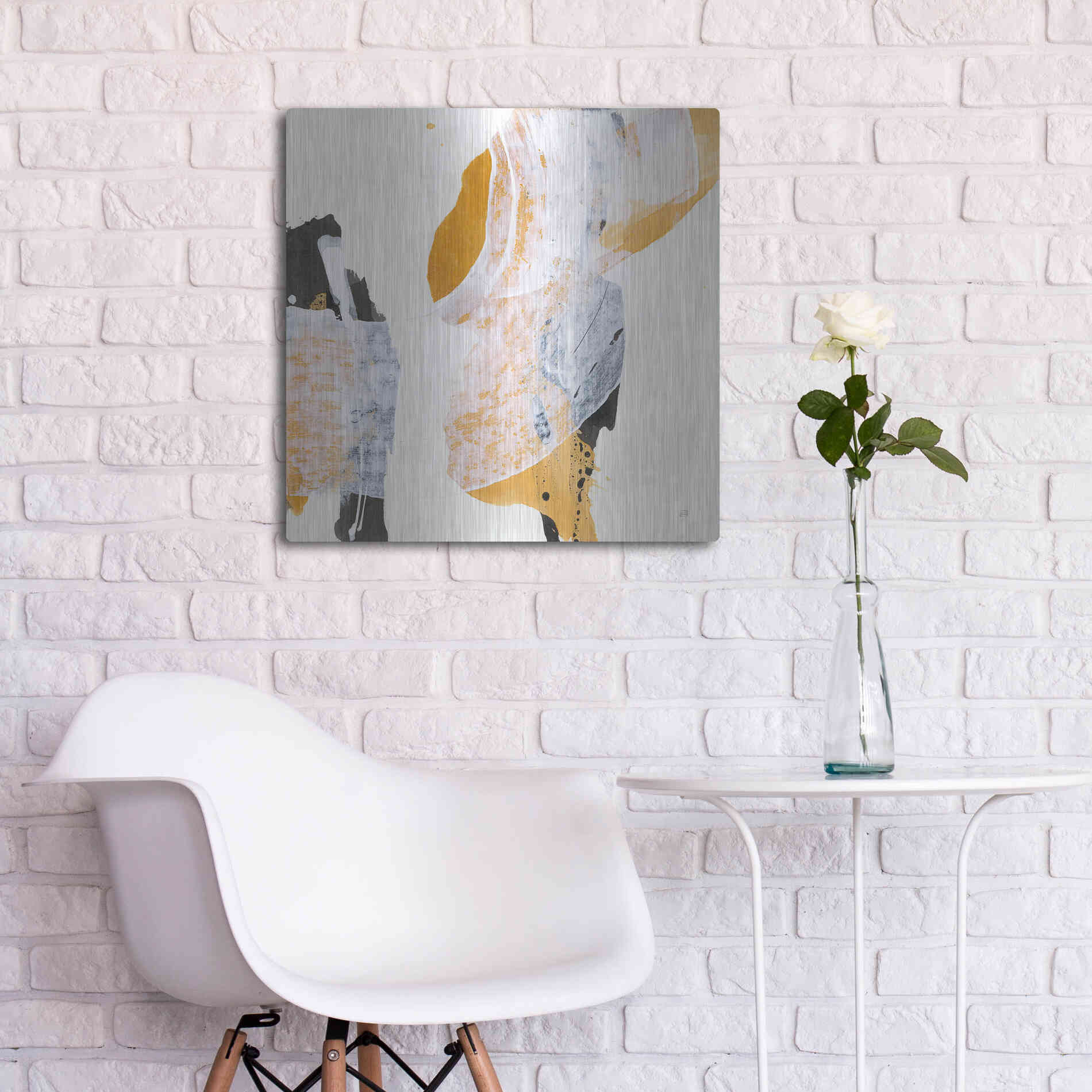 Luxe Metal Art 'Resistance II' by Chris Paschke, Metal Wall Art,24x24