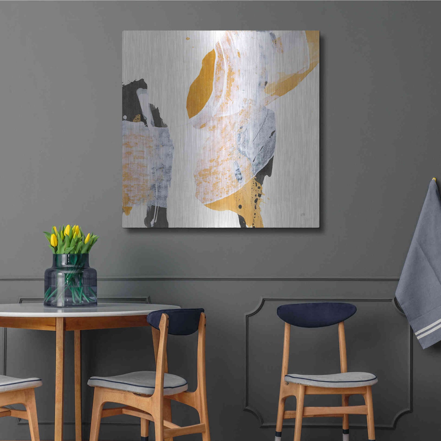 Luxe Metal Art 'Resistance II' by Chris Paschke, Metal Wall Art,36x36