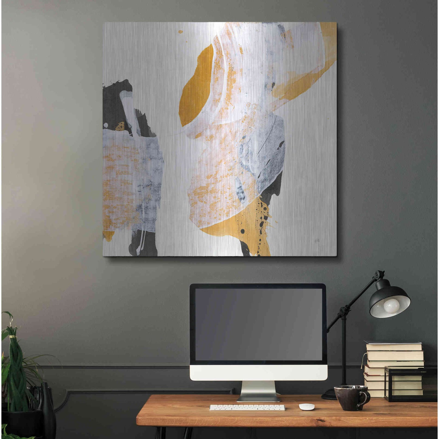 Luxe Metal Art 'Resistance II' by Chris Paschke, Metal Wall Art,36x36